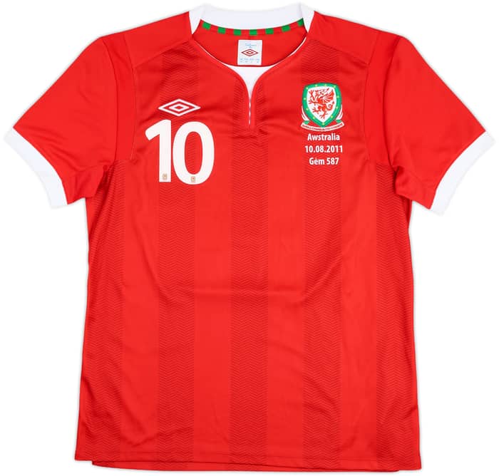 2011 Wales Match Issue Home Shirt Ramsey #10