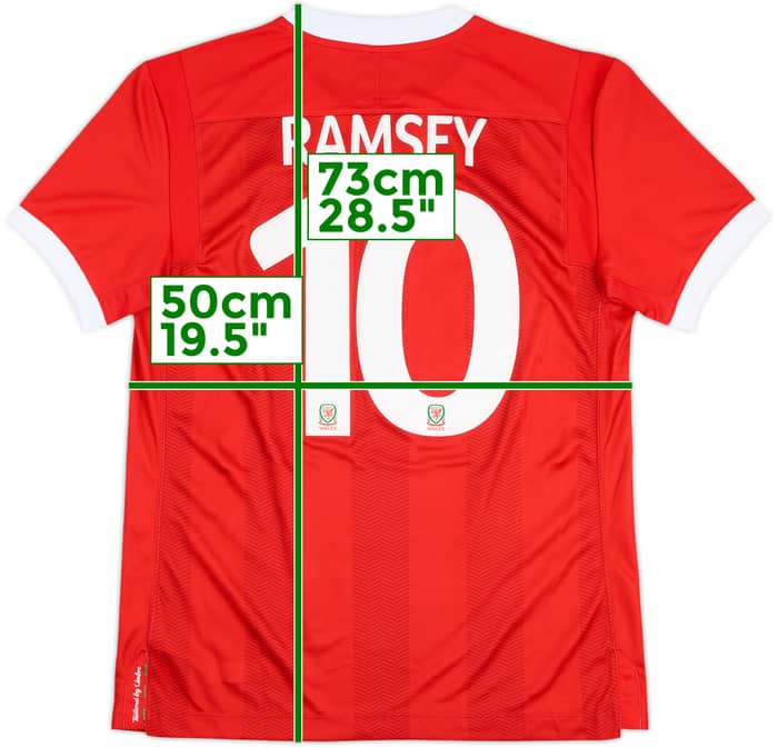 2011 Wales Match Issue Home Shirt Ramsey #10