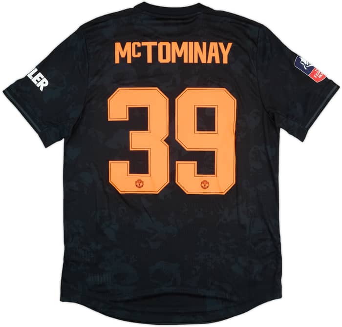 2019-20 Manchester United Match Issue FA Cup Third Shirt McTominay #39