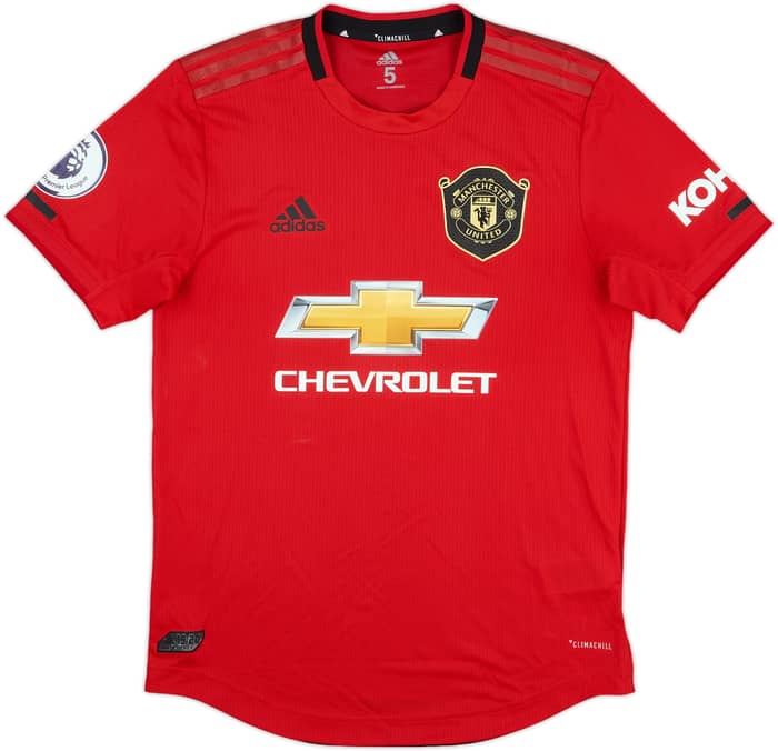 2019-20 Manchester United Match Issue Home Shirt Young #18