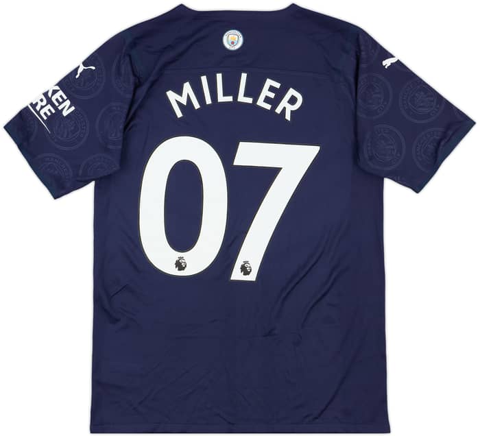 2021-22 Manchester City Authentic Third Shirt Miller #07 - 9/10 - (M)