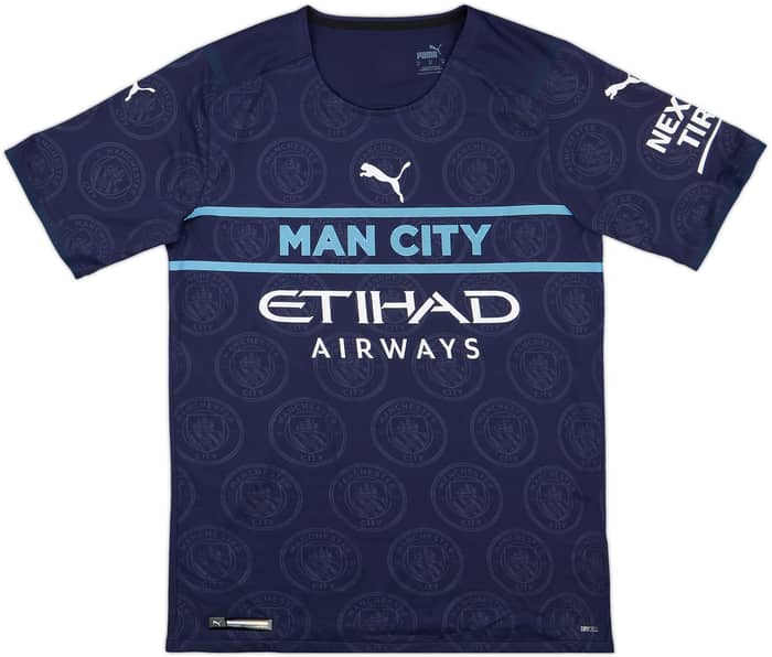 2021-22 Manchester City Authentic Third Shirt Miller #07 - 9/10 - (M)