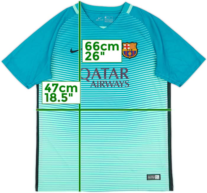 2016-17 Barcelona Third Shirt - 8/10 - (XL.Boys)