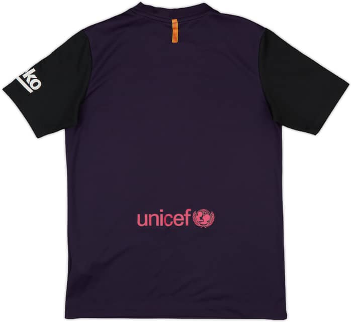 2016-17 Barcelona Away Shirt - 9/10 - (L.Boys)