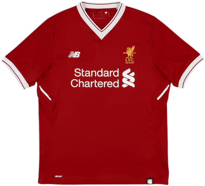 2017-18 Liverpool 125 Years Home Shirt - 7/10 - (XL.Boys)