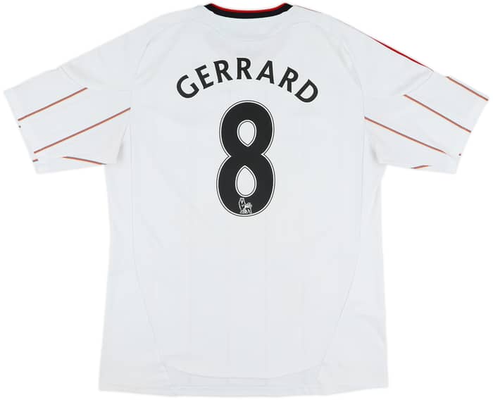 2010-11 Liverpool Away Shirt Gerrard #8 - 6/10 - (L)