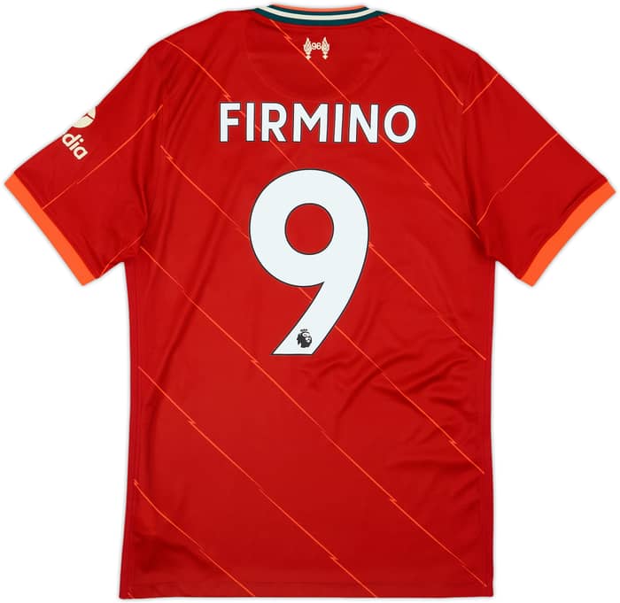 2021-22 Liverpool Home Shirt Firmino #9 - 9/10 - (S)