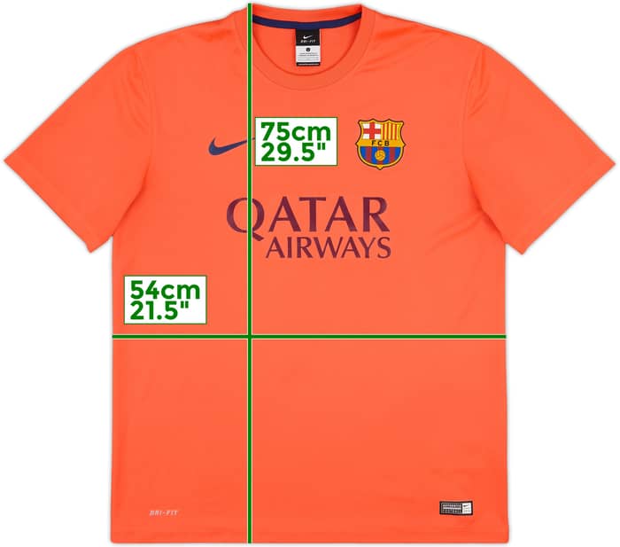 2014-15 Barcelona Basic Away Shirt - 9/10 - (L)