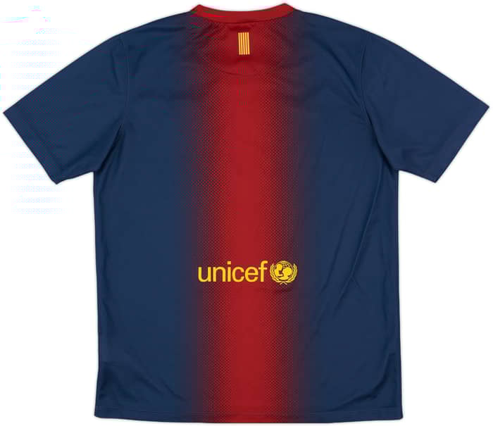 2012-13 Barcelona Basic Home Shirt - 9/10 - (XL.Boys)