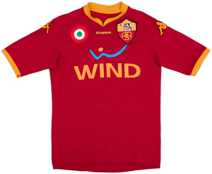 2007-08 Roma Home Shirt Totti #10 - 7/10 - (S)