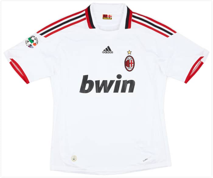 2009-10 AC Milan Signed Away Shirt Ronaldinho #80 - 4/10 - (L)
