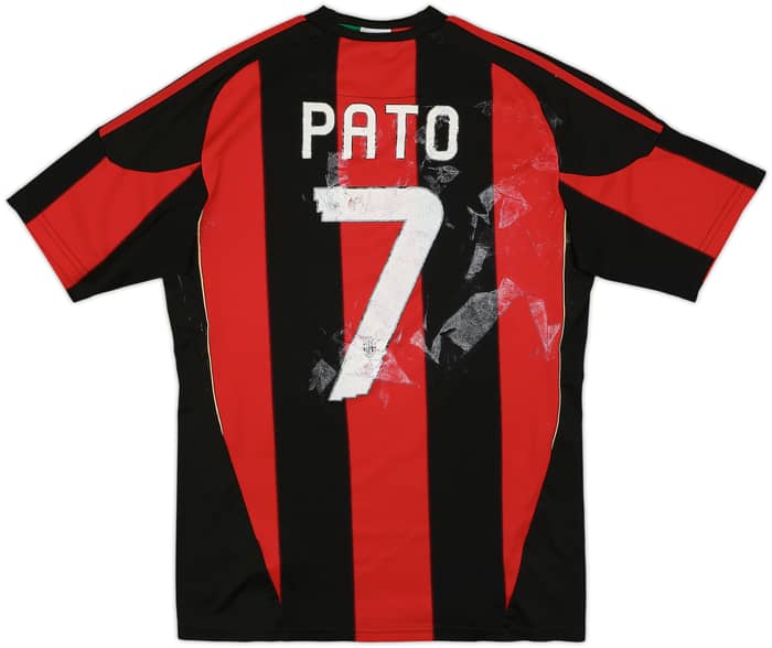 2010-11 AC Milan Home Shirt Pato #7 - 3/10 - (S)