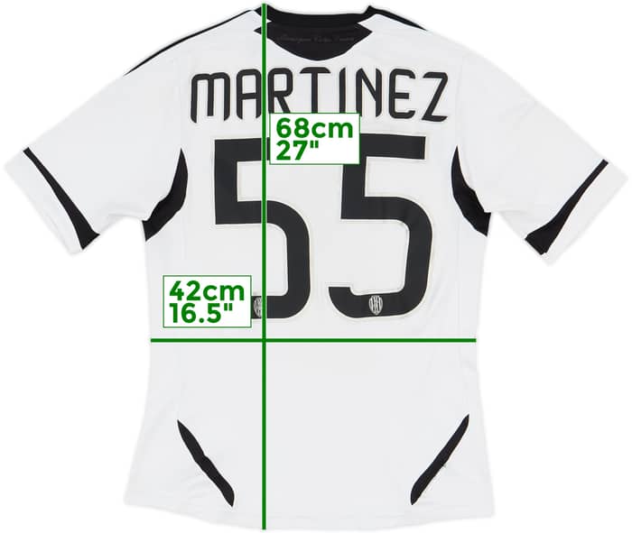 2011-12 Cesena Home Shirt Martinez #55 - 7/10 - (S)