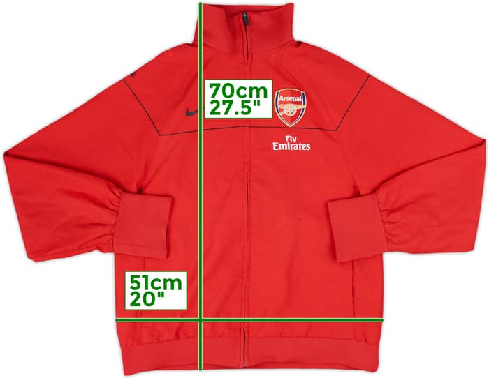 2008-09 Arsenal Nike Track Jacket - 6/10 - (S)
