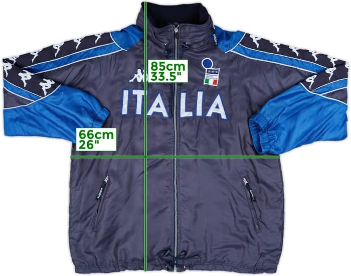 1999-00 Italy Kappa Hooded Rain Jacket - 8/10 - (XL)