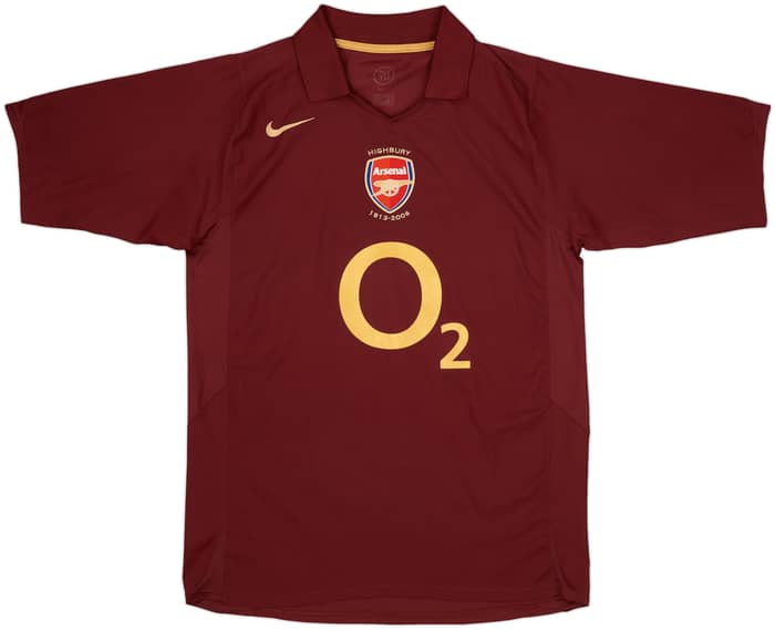 2005-06 Arsenal Home Shirt Pires #7 - 8/10 - (M)