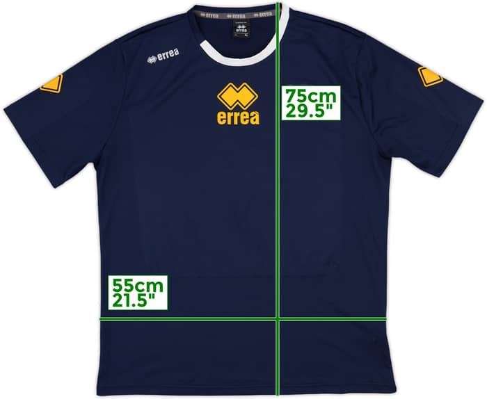2010-11 Parma Errea Training Shirt #14 - 7/10 - (XL)