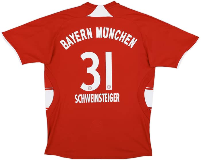 2008-09 Bayern Munich Home Shirt Schweinsteiger #31 - 6/10 - (L.Boys)