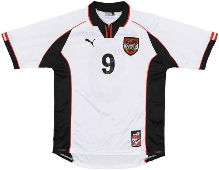 1998 Austria Home Shirt Vastic #9 - 8/10 - (L)