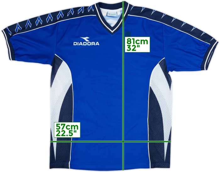 1992-94 Italy FIGC Diadora Training Shirt - 8/10 - (XL)