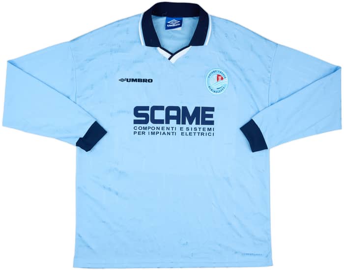 1998-99 Albinoleffe Match Issue Home L/S Shirt #14