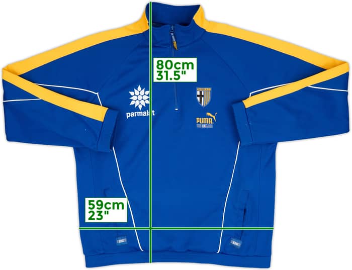 1995-97 Parma Puma 1/4 Zip Drill Top - 7/10 - (L)