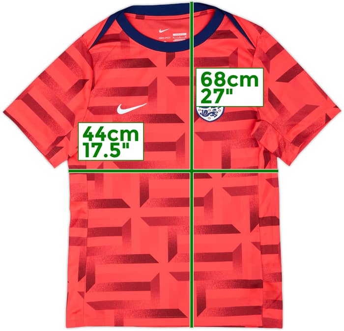 2024-25 England Nike Training Shirt - 10/10 - (S)