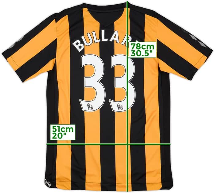 2008-09 Hull Home Shirt Bullard #33 - 8/10 - (XL)