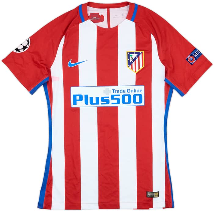 2016-17 Atletico Madrid Match Issue Champions League Home Shirt Filipe Luís #3