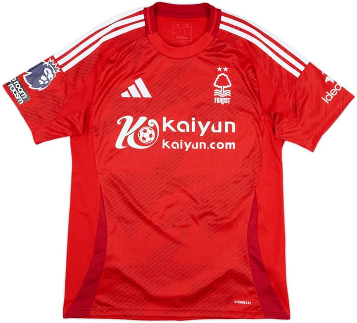 2024-25 Nottingham Forest Match Issue Home Shirt Alex Moreno #19