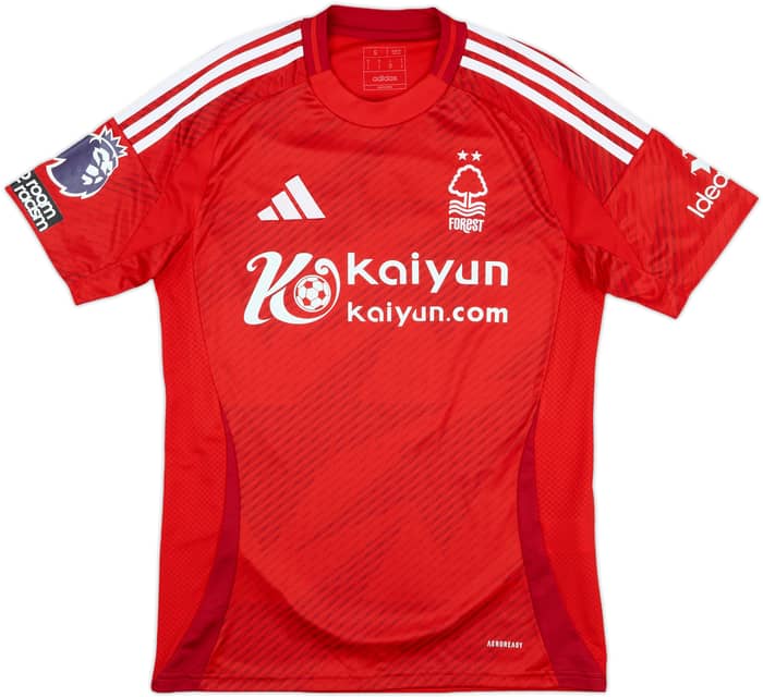2024-25 Nottingham Forest Match Issue Home Shirt Williams #7