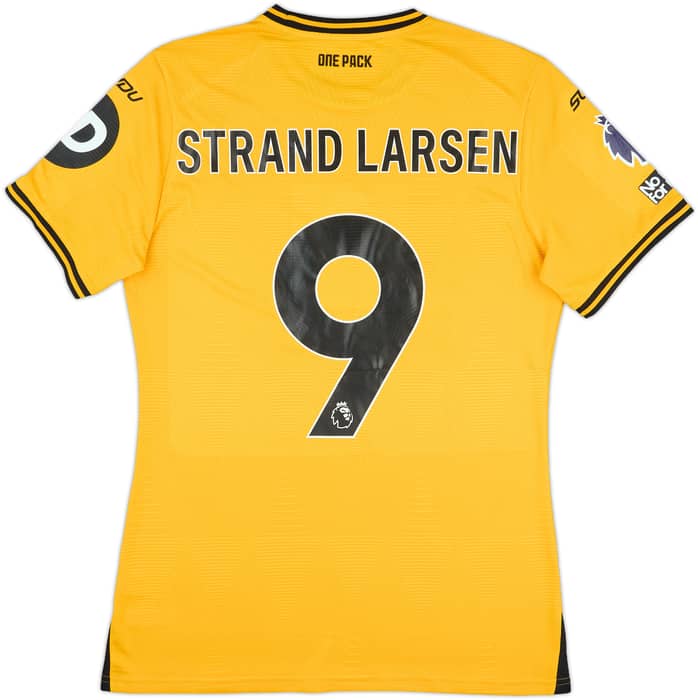 2024-25 Wolves Match Issue Home Shirt Strand Larsen #9