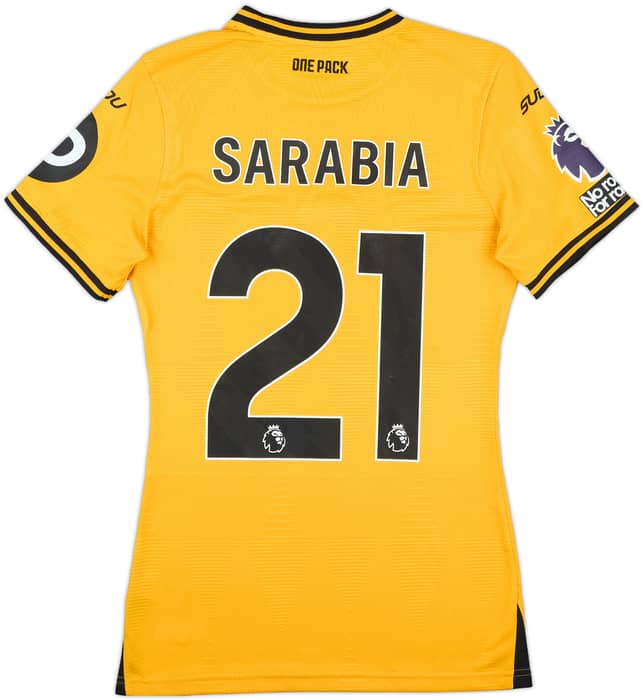 2024-25 Wolves Match Issue Home Shirt Sarabia #21