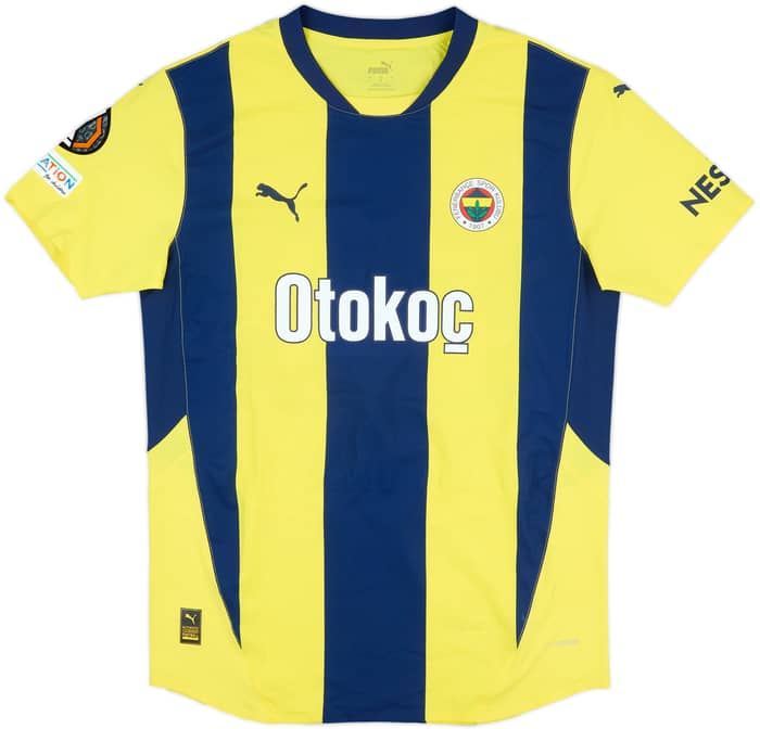 2024-25 Fenerbahce Match Issue Europa League Home Shirt R. Becao #50