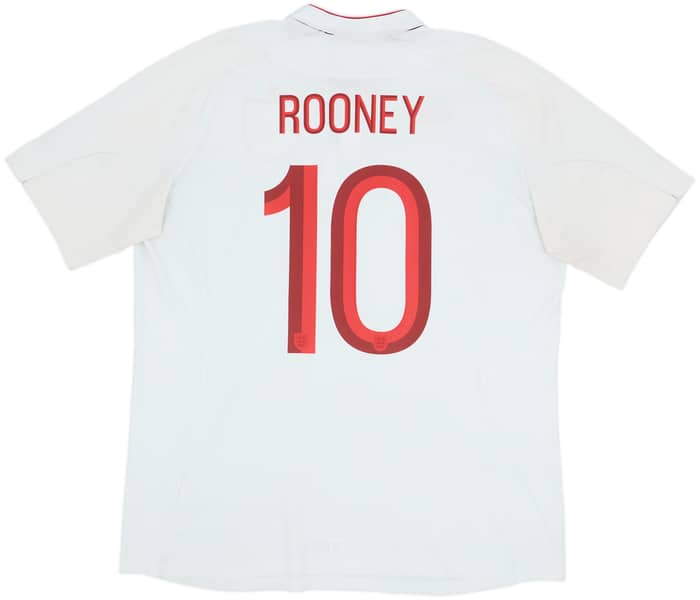 2012-13 England Home Shirt Rooney #10 - 5/10 - (L)