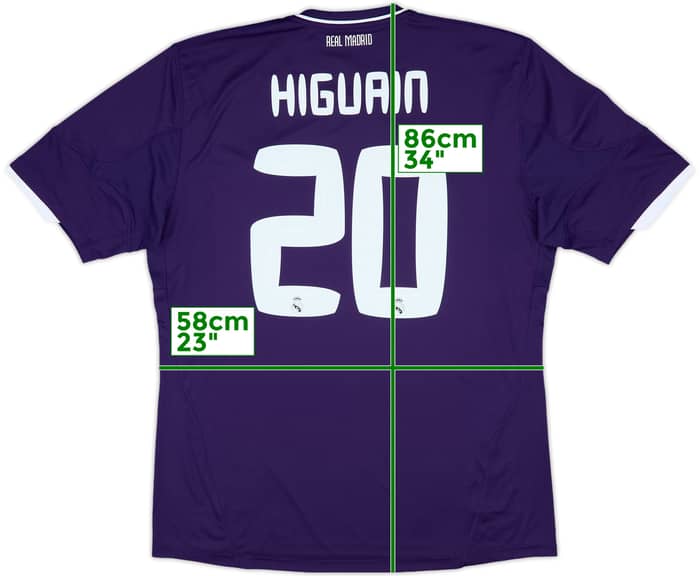 2010-11 Real Madrid CL Third Shirt Higuain #20 (XL)