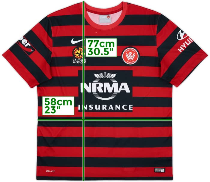 2014-15 Western Sydney Wanderers Home Shirt - 9/10 - (XL)