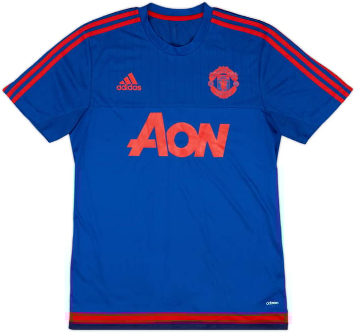 2015-16 Manchester United adizero Training Shirt - 8/10 - (M)