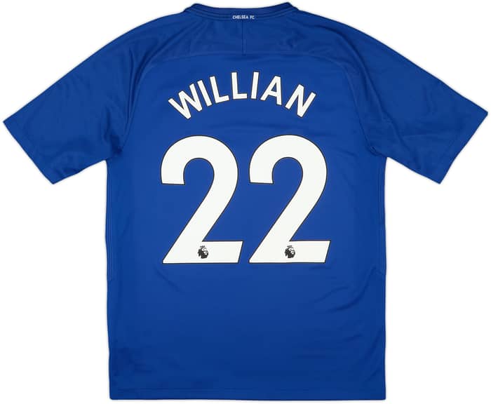 2017-18 Chelsea Home Shirt Willian #22 - 9/10 - (M)