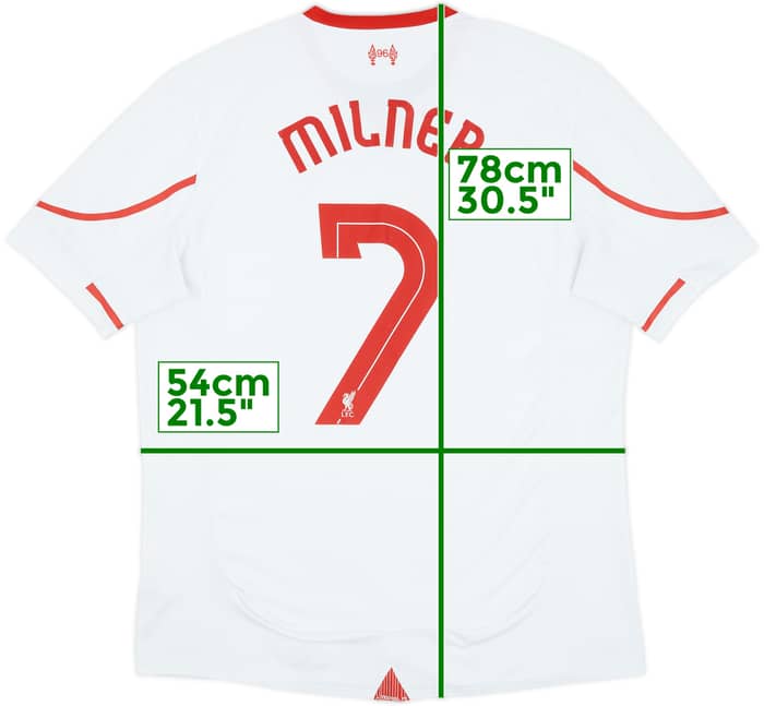 2015-16 Liverpool Away Shirt Milner #7 - 6/10 - (XL)