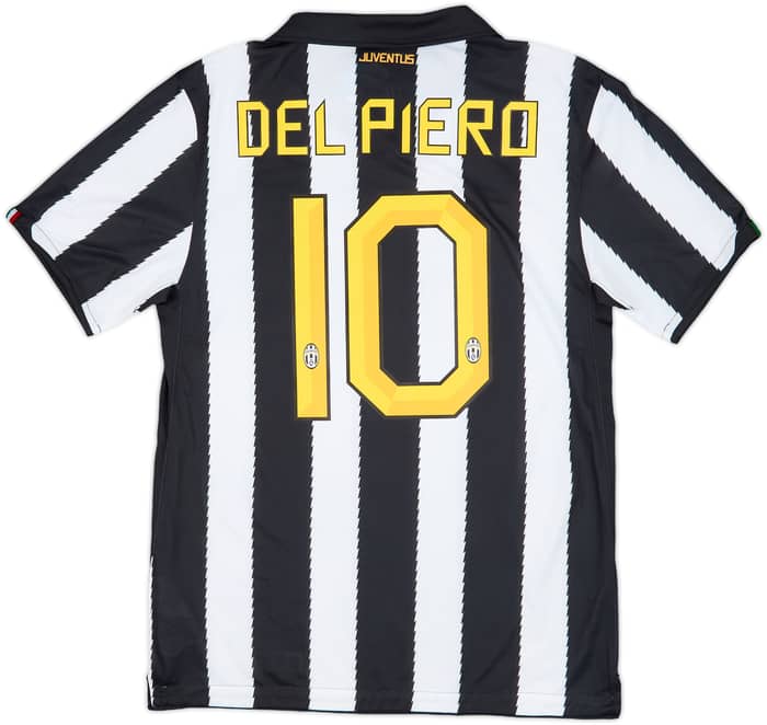 2010-11 Juventus Home Shirt Del Piero #10 (M)