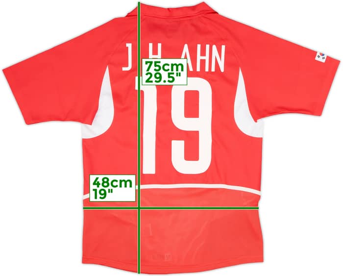 2002-03 South Korea Home Shirt J.H.Ahn #19 (M)