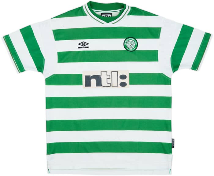 1999-01 Celtic Home Shirt Lennon #18 - 6/10 - (XL)