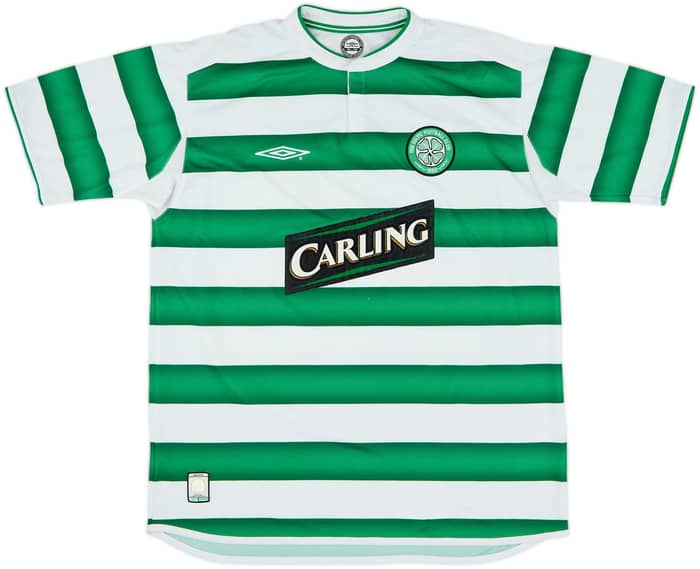2003-04 Celtic Home Shirt Lennon #18 - 5/10 - (L)