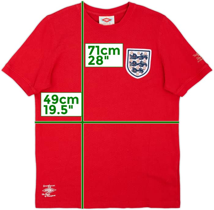 2000s England Umbro Retro '1966' Away Shirt #6 - 10/10 - (M)