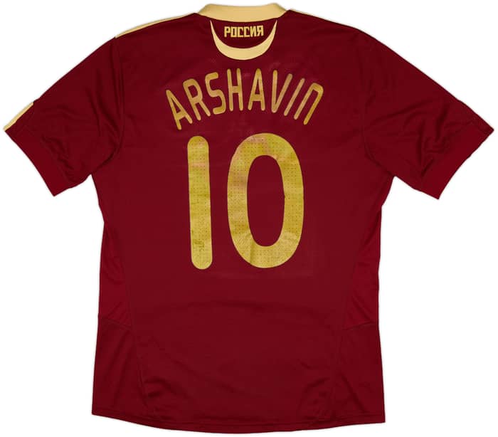 2009-10 Russia Home Shirt Arshavin #10 - 6/10 - (L)