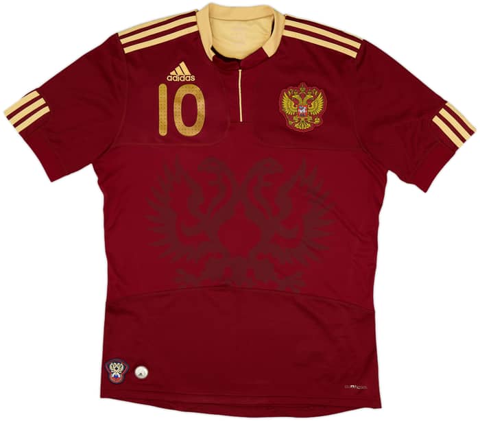2009-10 Russia Home Shirt Arshavin #10 - 6/10 - (L)