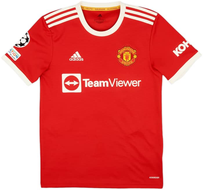 2021-22 Manchester United Home Shirt Sancho #25 - 7/10 - (S)