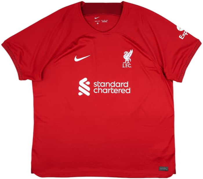 2022-23 Liverpool Home Shirt M.Salah #11 - 7/10 - (XXL)