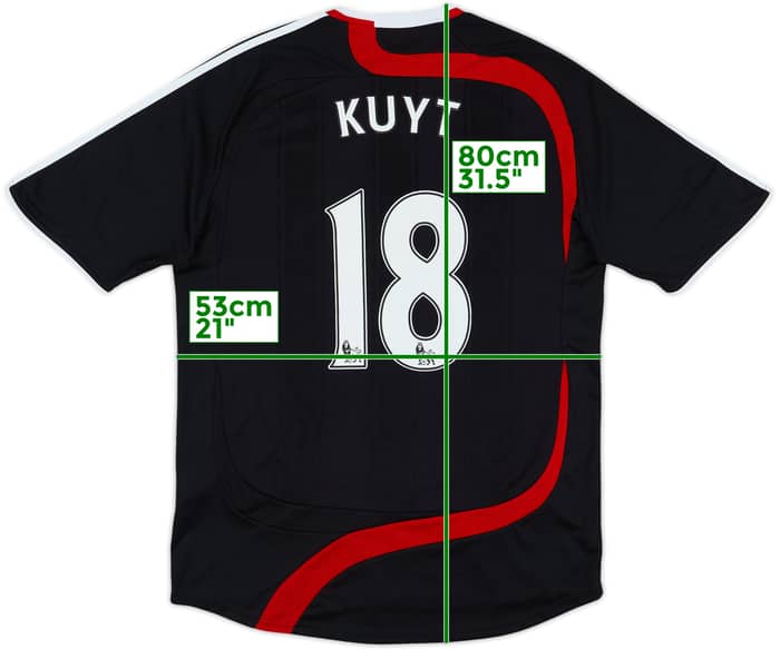 2007-08 Liverpool Third Shirt Kuyt #18 - 6/10 - (M)